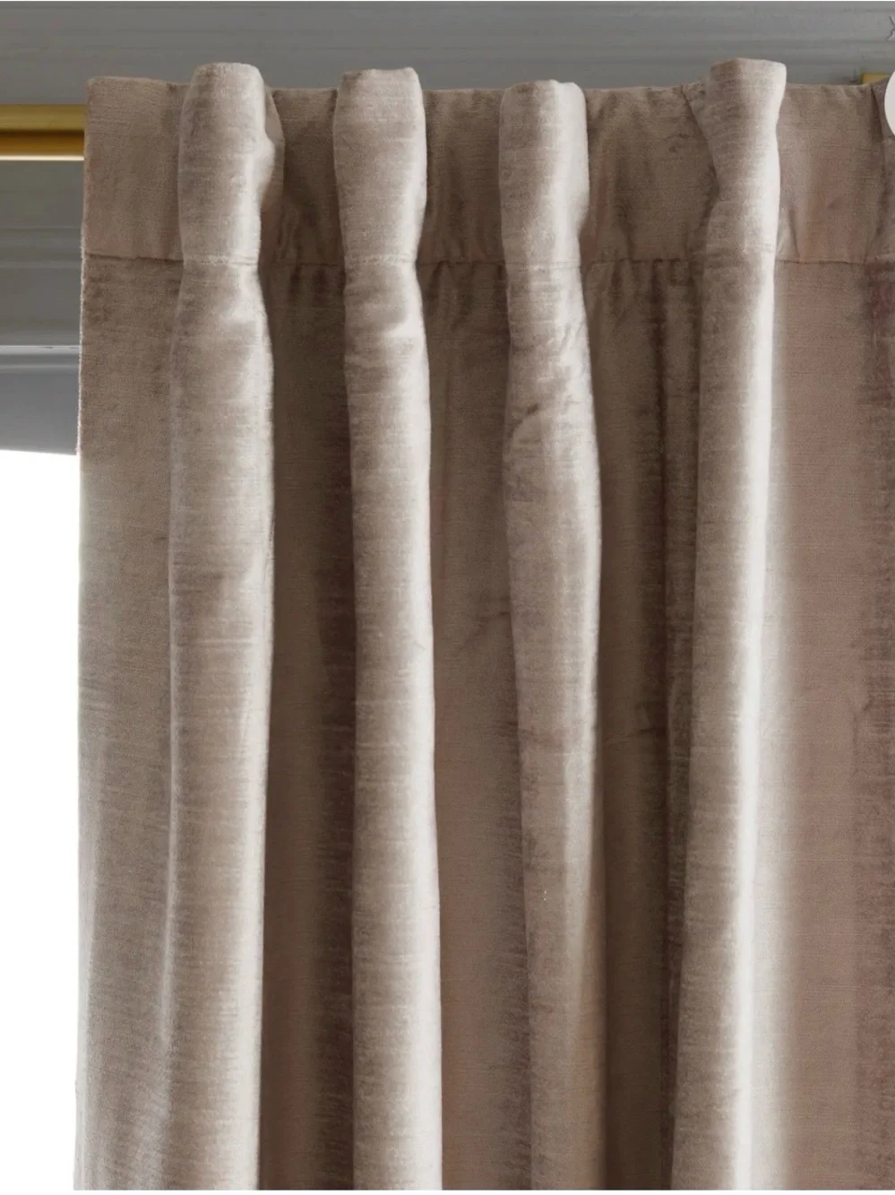 Quince Luster Velvet Room Darkening Curtain Set